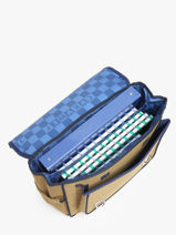 Boekentas 2 Compartimenten Caramel et cie Bruin fier GA-vue-porte