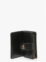 Portefeuille Leder Michael kors Zwart mk charm H3G0KD5L-vue-porte