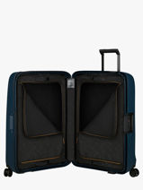 Harde Reiskoffer Essens Samsonite Blauw essens 146912-vue-porte