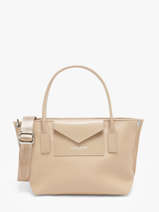 Cross Body Tas Maya Leder Lancaster Beige maya 88