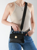 Cross Body Tas Saffiano David jones Bruin saffiano CM7211H-vue-porte