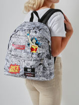 Rugzak 1 Compartiment Met 14" Laptopvak Eastpak Veelkleurig eastpak x dc comics A5BG4COM-vue-porte