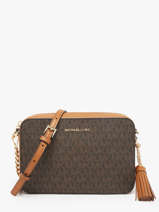 Cross Body Tas Jet Set Item Michael kors Bruin jet set F8GF5M2B