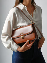 Schoudertas Altair Leder Etrier Bruin altair EALA134M-vue-porte