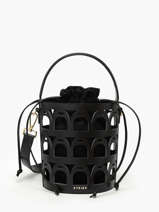 Cross Body Tas Epona Etrier Zwart epona EEPO136M