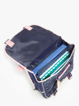 Boekentas 1 Compartiment Milky kiss Blauw chitchat 3700529-vue-porte