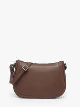 Cross Body Tas Confort Leder Hexagona Bruin confort 466743