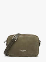Cross Body Tas Suede Leder Lancaster Groen suede 65