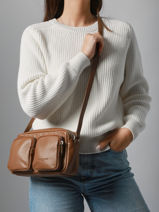 Cross Body Tas Soft Caramella Leder Lancaster Bruin soft caramella 6-vue-porte