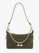 Cross Body Tas Betty Su�de Leder Nathan baume Groen vogue - 00031-05