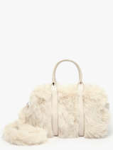 Handtas Fur Miniprix Beige fur A473
