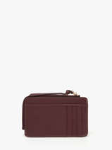 Kaarthouder Leder Crinkles Violet caviar 14318