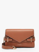 Cross Body Tas Emily Leder Le tanneur Bruin emily TEMI1056