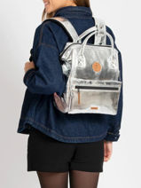 Rugzak Adventurer S Lucky Star Cabaia Zilver lucky star STA-vue-porte