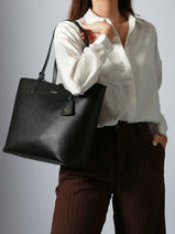 Omkeerbare Schoudertas Merrimack Lauren ralph lauren Zwart merrimack 31795329-vue-porte