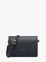 Cross Body Tas S Tradition Leder Etrier Blauw tradition ETRA207S