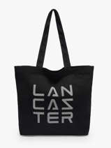 Schoudertas Tote Bag 3 Lines Lancaster Zwart tote bag 3 lines 6