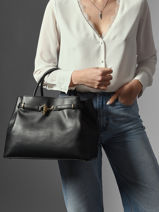 Handtas Large Blake Leder Lauren ralph lauren Zwart blake 31P03417-vue-porte