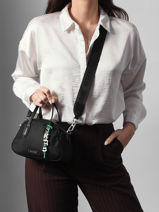 Handtas K Ikon Gerecycleerd Polyester Karl lagerfeld Zwart k ikon B1W30016-vue-porte