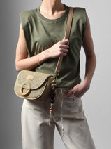 Cross Body Tas Crocus Estival Woomen Beige crocus estival WCRS03-vue-porte