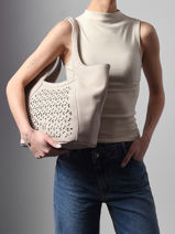 Schoudertas Zamia Woomen Beige zamia WZAM07-vue-porte