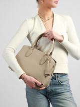 Handtas Dune Polyurethaan David jones Beige dune CM7252-vue-porte