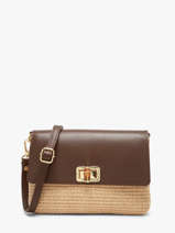 Cross Body Tas Capri Milano Bruin capri CP25111