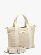 Handtassen Tressage Katoen Hindbag Beige tressage TS