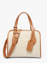 Handtas S Escapade Katoen En Leder Paul marius Beige escapade CABASESC