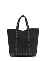 Handtas Cabas Cuir Leder Vanessa bruno Zwart cabas cuir 22V40413