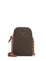 Cross Body Tas Jet Set Charm Michael kors Bruin jet set charm T0GT9C1B
