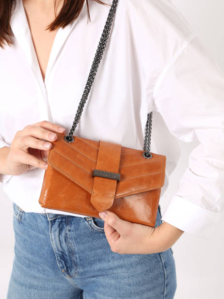 Cross Body Tas Jana Amour Leder Etrier Bruin jana amour EJAM002R ander zicht 1