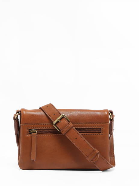 Cross Body Tas Boston Leder Basilic pepper Bruin boston BBOS03 ander zicht 4