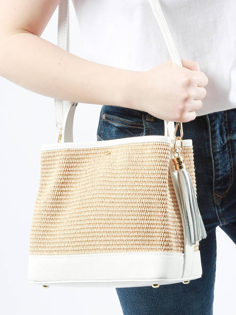 Handtas Capri Milano Wit capri CP23113 ander zicht 1