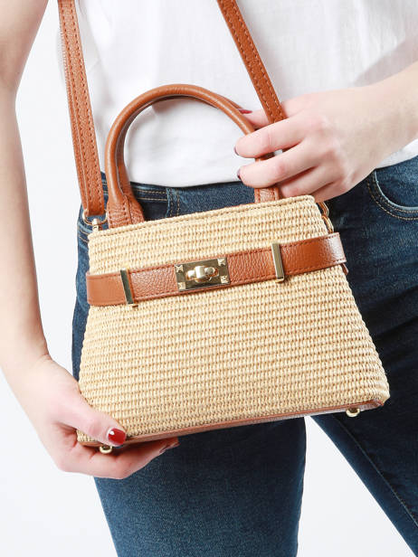 Handtas Capri Milano Bruin capri CP23116 ander zicht 1