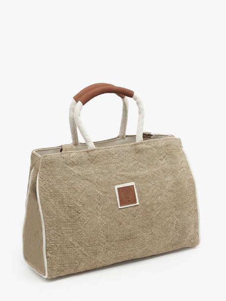 Handtas Naturel Le voyage en panier Beige naturel PM807 ander zicht 2