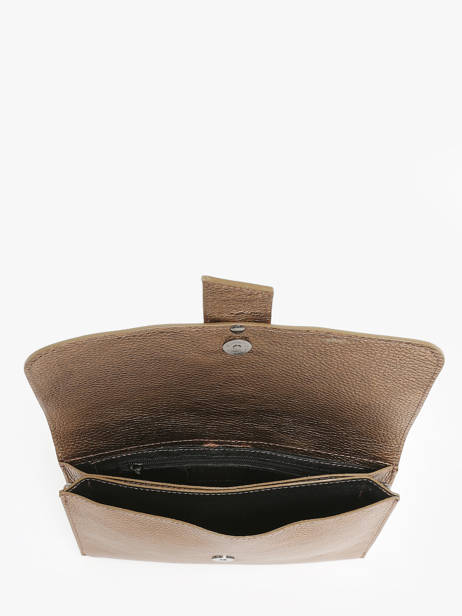 Cross Body Tas Caviar Leder Milano Bruin caviar CA240610 ander zicht 3