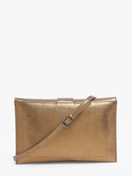 Cross Body Tas Caviar Leder Milano Bruin caviar CA240610 ander zicht 4