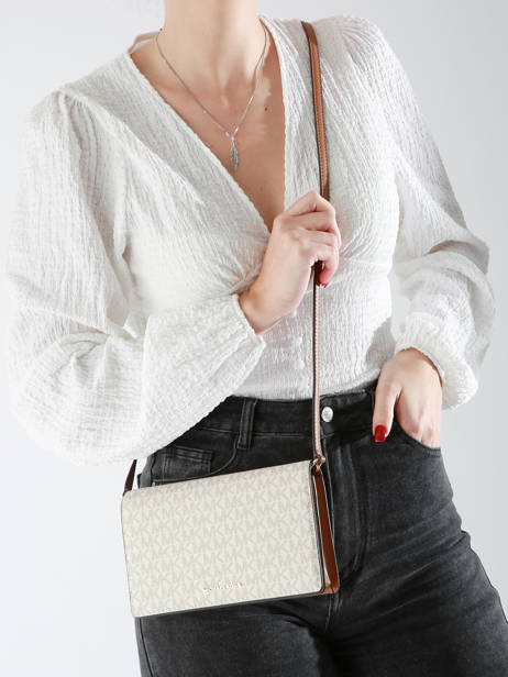 Cross Body Tas Jet Set Michael kors Beige jet set T4GJ6C6B ander zicht 1