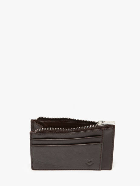 Kaarthouder Leder Yves renard Bruin bovino 195 ander zicht 1