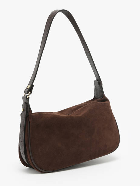 Schoudertas /cross Body Velvet Caviar Leder Milano Bruin velvet caviar VC24113 ander zicht 2