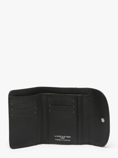 Portemonnee Leder Lancaster Zwart sierra pm 3 ander zicht 1
