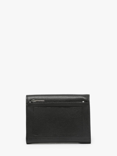 Portemonnee Leder Lancaster Zwart sierra pm 3 ander zicht 2