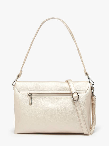 Cross Body Tas Grained Miniprix Goud grained H6996 ander zicht 3