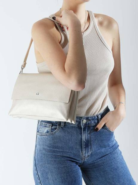 Cross Body Tas Grained Miniprix Goud grained H6996 ander zicht 1