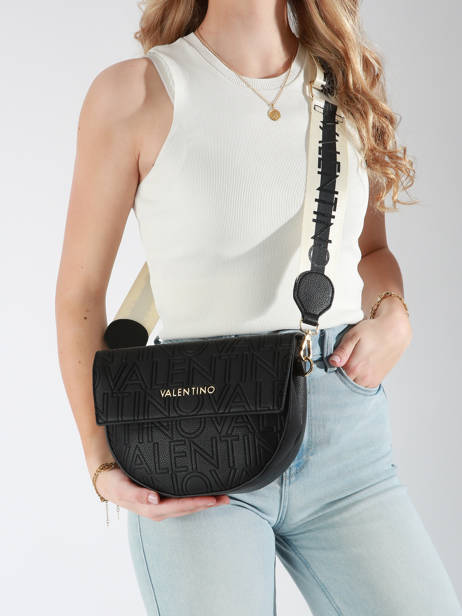 Cross Body Tas Pansy Valentino Zwart pansy VBS8PG09 ander zicht 1