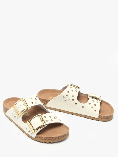 Slippers Fusbett Colors of california Wit women HCBIO501 ander zicht 1