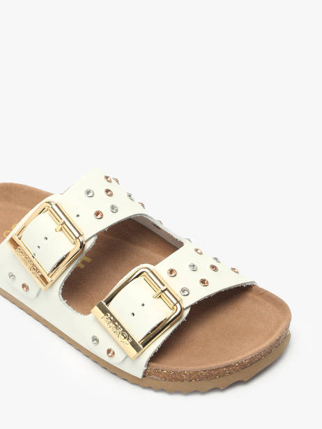 Slippers Fusbett Colors of california Wit women HCBIO501 ander zicht 2