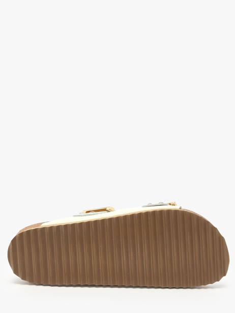 Slippers Fusbett Colors of california Wit women HCBIO501 ander zicht 4