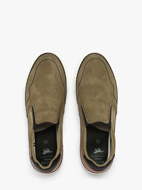 Sneakers Mustang Groen men 4198402 ander zicht 4
